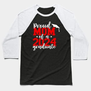 Proud Aunt Of A 2024 Graduate For Family Graduation Baseball T-Shirt